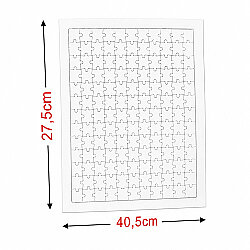 5'li Paket A3 Süblimasyon Puzzle - 240 Parça - 3