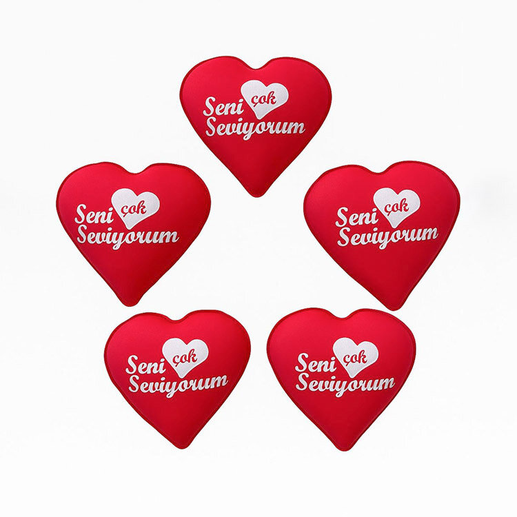 Seni Çok Seviyorum Yazılı Stres Topu - 5'li Paket - 1