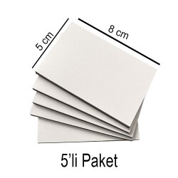 5'li Paket Süblimasyon Ahşap - 5x8cm - NobbyStar