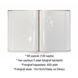 600'lük Kutulu Fotoğraf Albümü - 10x15cm - NobbyStar (1)