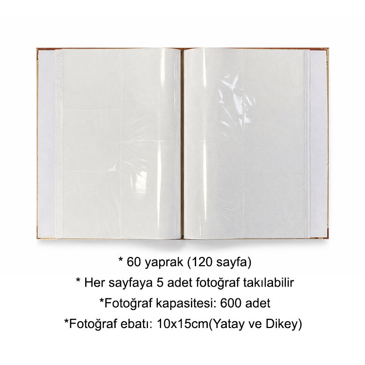 600'lük Kutulu Fotoğraf Albümü - 10x15cm - 2