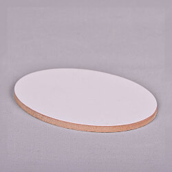 8x11,5cm Süblimasyon Oval Seramik Fayans - 2'li Paket - 3