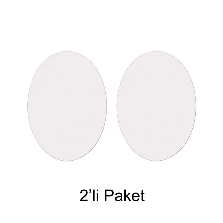 8x11,5cm Süblimasyon Oval Seramik Fayans - 2'li Paket - 1