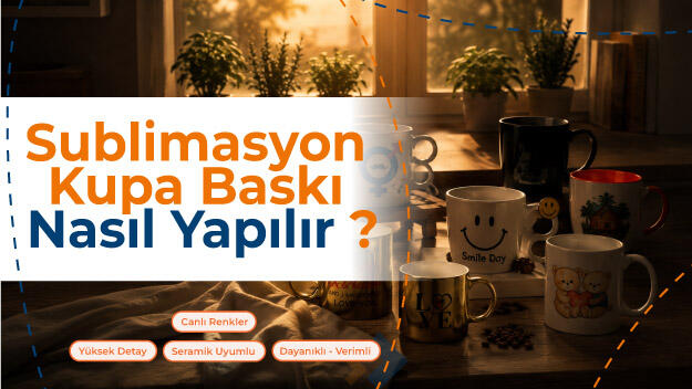 Sublimasyon Kupa Baskı Nasıl Yapılır?