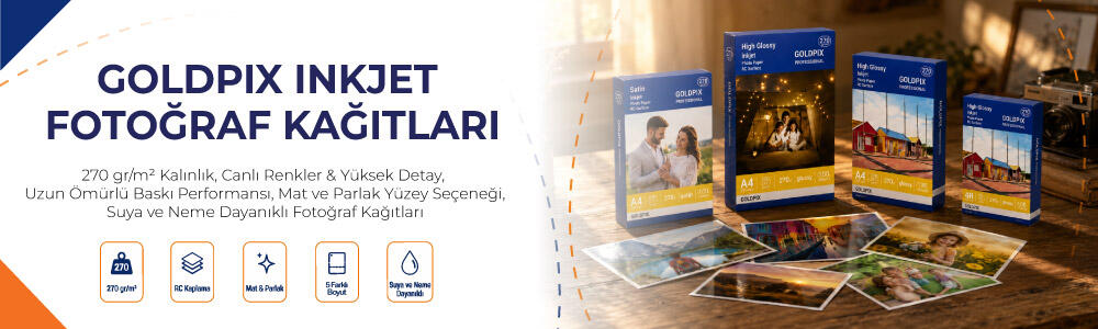 GOLDPIX İnkjet Fotoğraf Kağıtları 