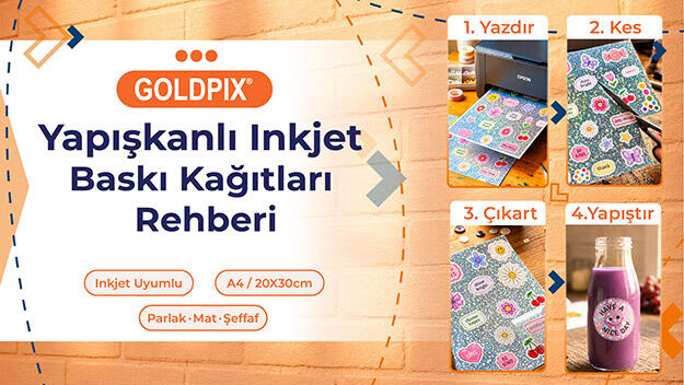 Goldpix Sticker ve Etiket Kağıtlarıyla Markanızı Öne Çıkarın