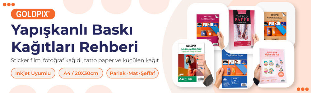 Goldpix Sticker ve Etiket Kağıtlarıyla Markanızı Öne Çıkarın