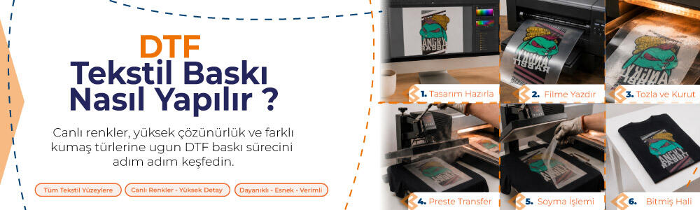 DTF Tekstil Baskı Nasıl Yapılır ?