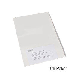 A3 Açık Zemin Pamuklu Transfer Kağıdı - 5'li Paket - 1