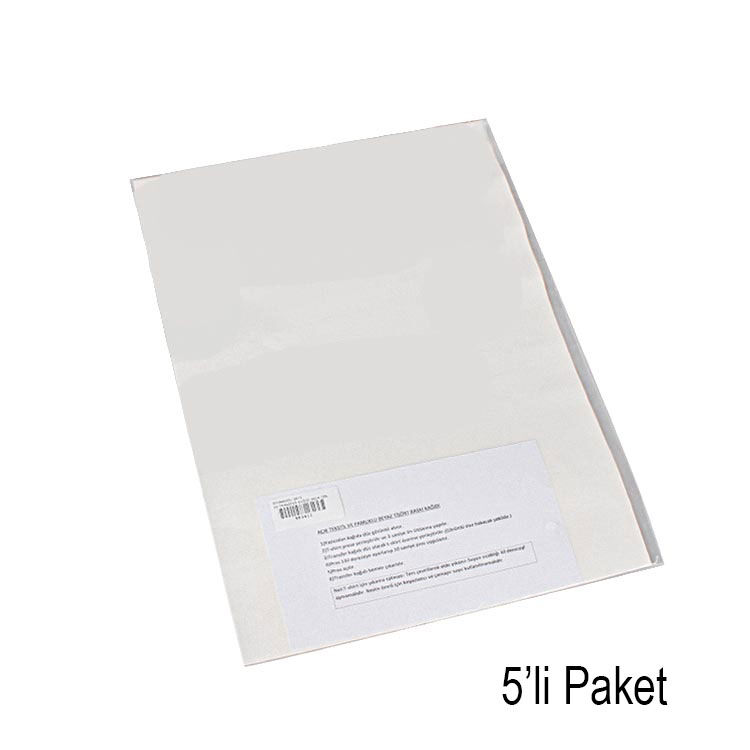 A3 Açık Zemin Pamuklu Transfer Kağıdı - 5'li Paket - 1