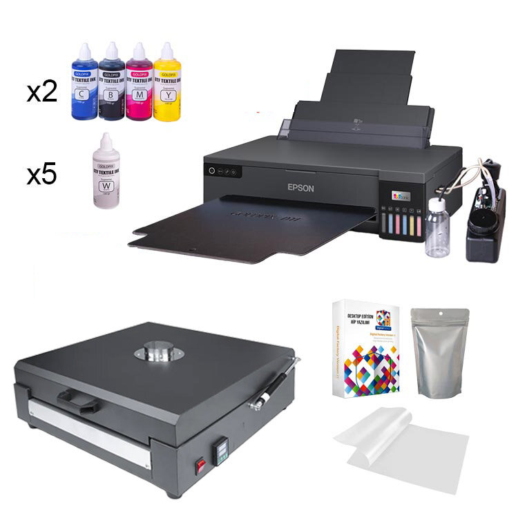 A3 Basic Modifiyeli DTF Tekstil Baskı Makine Seti - 1