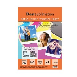 A4-A3 High Quality Sublimation Transfer Paper - Thumbnail