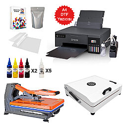 A4 Modifiyeli DTF Full Tekstil Baskı Makine Seti - Goldpix