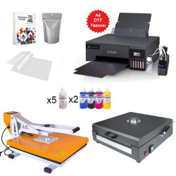 A4 Modifiyeli DTF Mega Tekstil Baskı Makine Seti - Goldpix