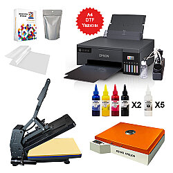 A4 Modifiyeli DTF Profesyonel Tekstil Baskı Makine Seti - Goldpix