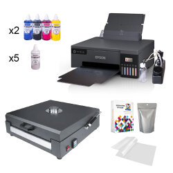 A4 Modifiyeli DTF Basic Tekstil Baskı Makine Seti - Goldpix