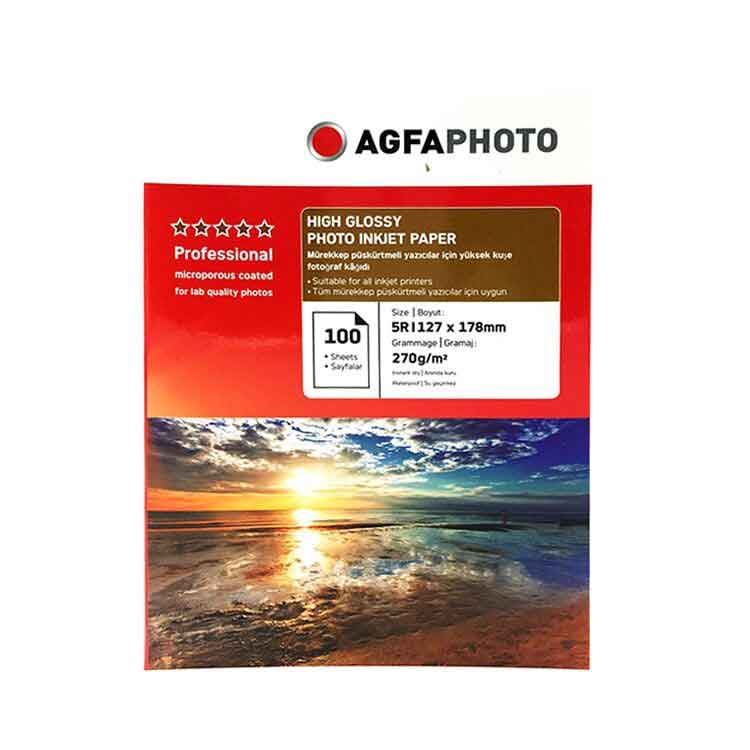 Agfa inkjet 13x18 Fotoğraf Kağıdı - 5R - 1