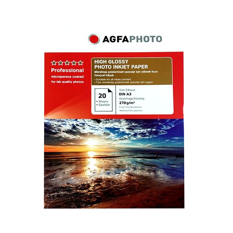 Agfa inkJet 30x42 Fotoğraf Kağıdı - A3 - 1