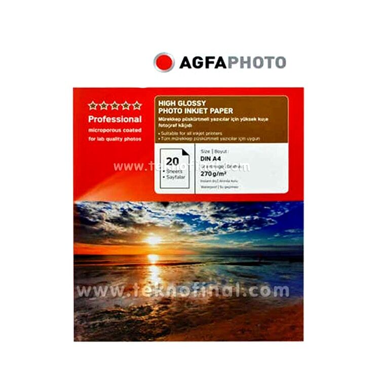 Agfa inkJet 20x30 Fotoğraf Kağıdı - A4 - 1