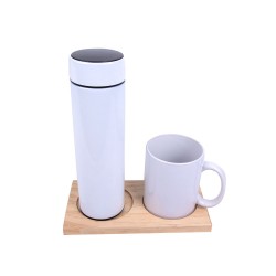 Ahşap 2 Bölmeli Altlık - Stand - 5