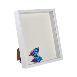 Ahşap Beyaz Derin Çerçeve Kutu - 22x27cm - NobbyStar