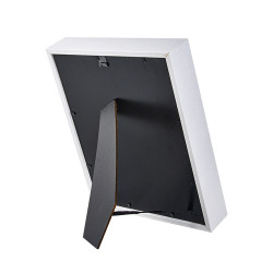 Ahşap Beyaz Derin Çerçeve Kutu - 22x27cm - 8