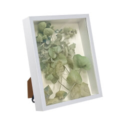 Ahşap Beyaz Derin Çerçeve Kutu - 22x27cm - NobbyStar (1)