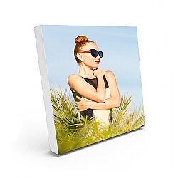 Ahşap Çek Yapıştır Fotoğraf Çerçevesi - 13x13cm - 7