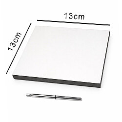 Ahşap Çek Yapıştır Fotoğraf Çerçevesi - 13x13cm - 10