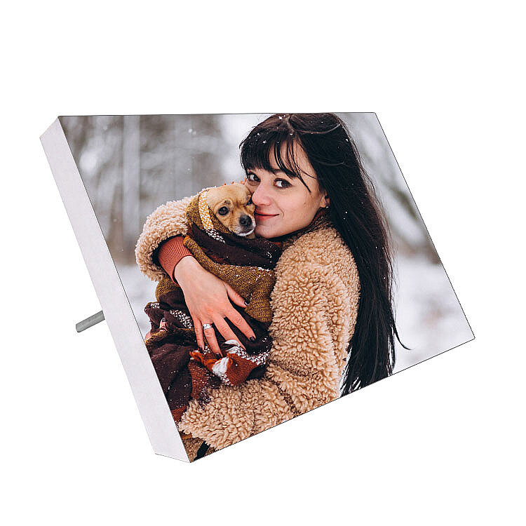 Ahşap Çek Yapıştır Fotoğraf Çerçevesi - 13x18cm - 15