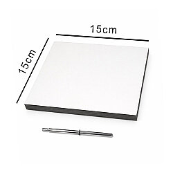 Ahşap Çek Yapıştır Fotoğraf Çerçevesi - 15x15cm - 4