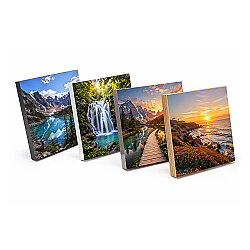 Ahşap Çek Yapıştır Fotoğraf Çerçevesi - 15x15cm - NobbyStar