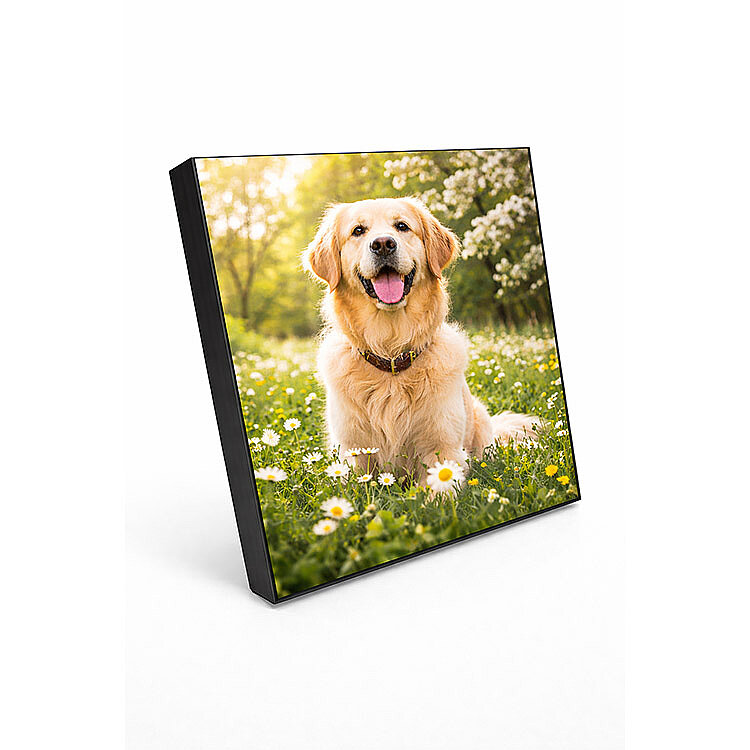 Ahşap Çek Yapıştır Fotoğraf Çerçevesi - 15x15cm - 13