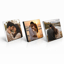 Ahşap Çek Yapıştır Fotoğraf Çerçevesi - 20x20cm - 6