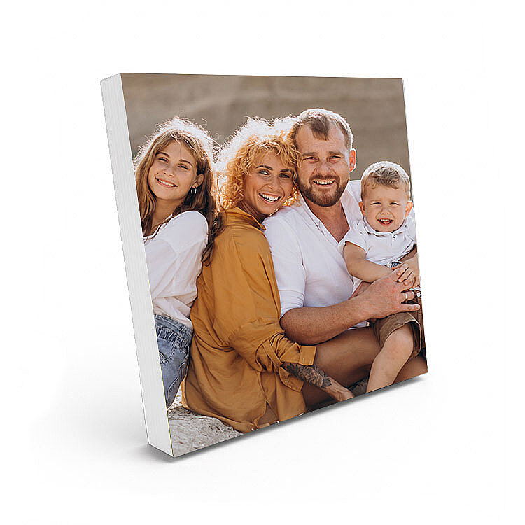 Ahşap Çek Yapıştır Fotoğraf Çerçevesi - 20x20cm - 10