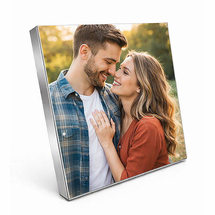 Ahşap Çek Yapıştır Fotoğraf Çerçevesi - 20x20cm - 11