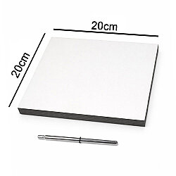 Ahşap Çek Yapıştır Fotoğraf Çerçevesi - 20x20cm - 3