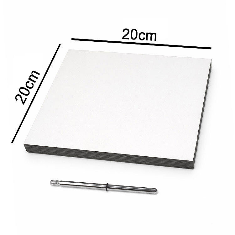 Ahşap Çek Yapıştır Fotoğraf Çerçevesi - 20x20cm - 3