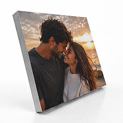 Ahşap Çek Yapıştır Gümüş Fotoğraf Çerçevesi - 20x25cm - NobbyStar