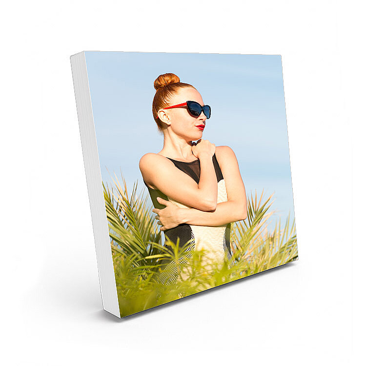 Ahşap Çek Yapıştır Yeni Nesil Fotoğraf Çerçevesi - 13x13cm - 7