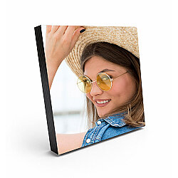 Ahşap Çek Yapıştır Yeni Nesil Fotoğraf Çerçevesi - 13x13cm - 9