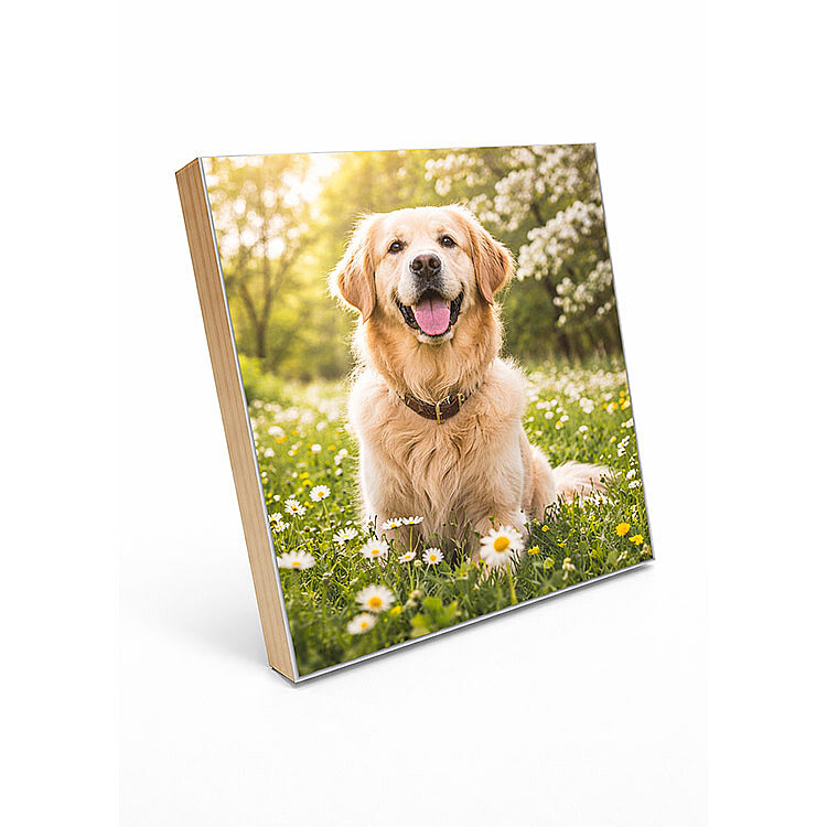 Ahşap Çek Yapıştır Yeni Nesil Fotoğraf Çerçevesi - 15x15cm - 12