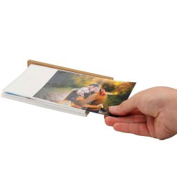 Doğal Ahşap Pencereli Çekmeceli Fotoğraf Albümü - 5