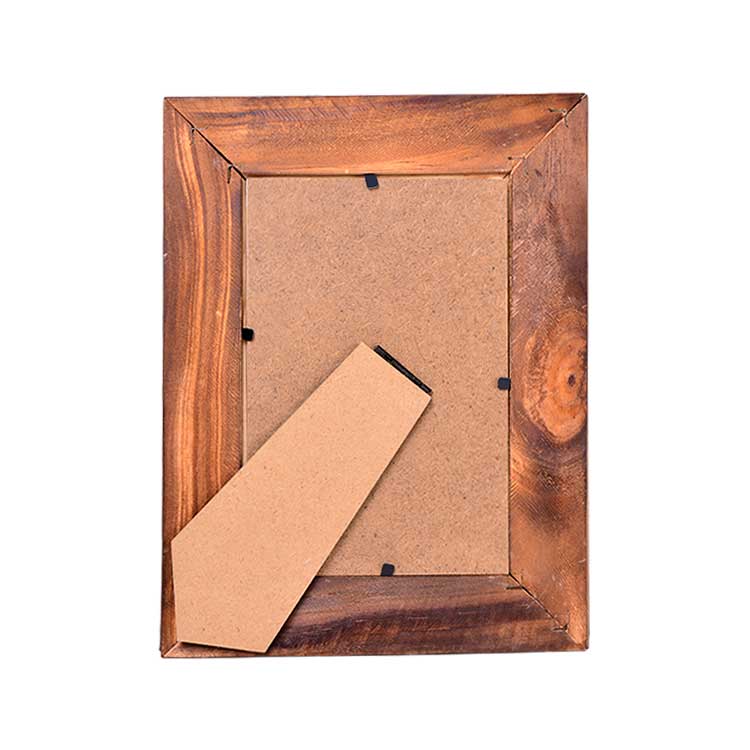 Ahşap Çiçek Kabartmalı Bambu Fotoğraf Çerçevesi 13x18 - 2
