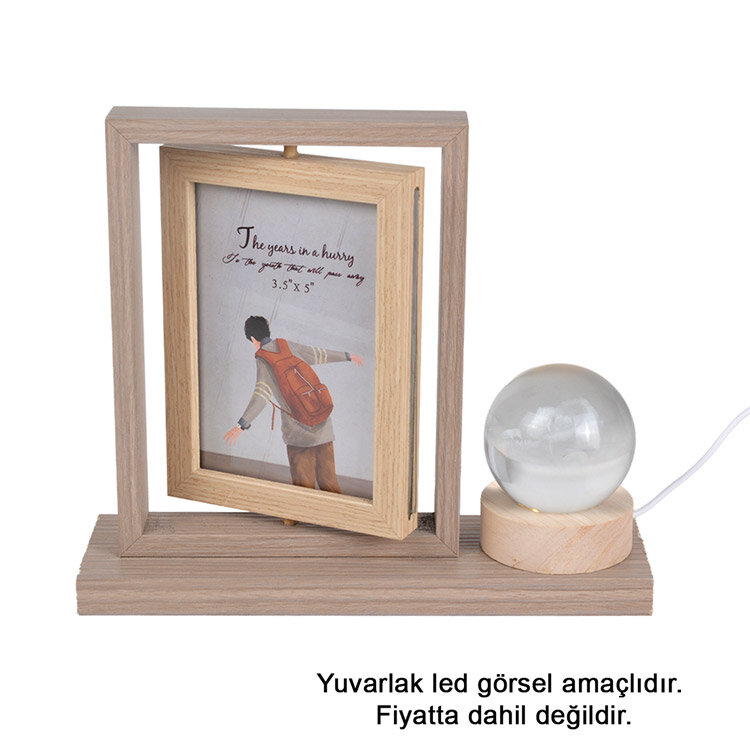 Ahşap Çift Fotoğraflı Çerçeve - 4