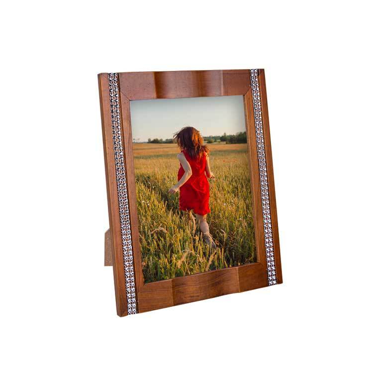 Ahşap Dekoratif Fotoğraf Çerçevesi - 10x15cm - 1