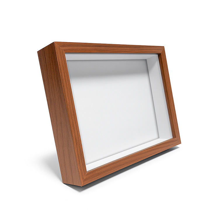 Ahşap Derin Kahverengi Hatıra Kutusu - 17x22cm - 7