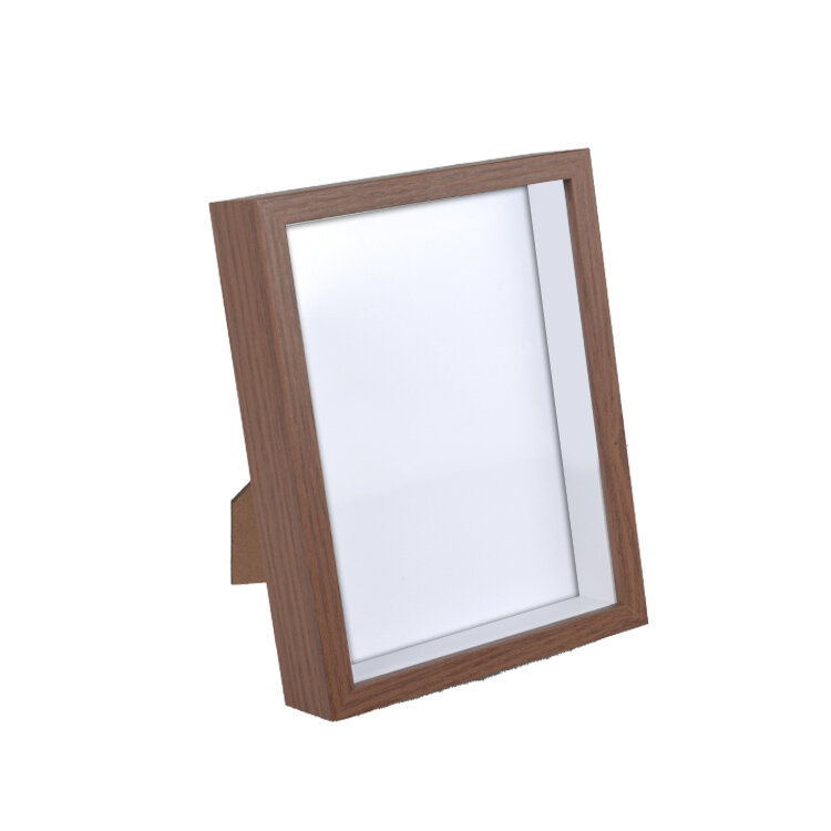 Ahşap Derin Kahverengi Hatıra Kutusu - 17x22cm - 1