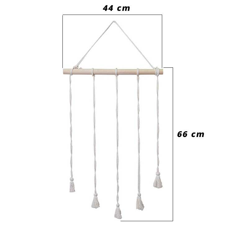 Makrome İpli Duvar Çerçevesi - 44x66 - 6