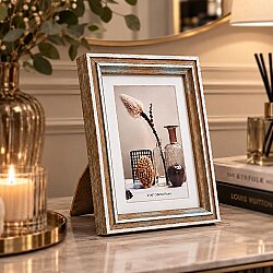 Ahşap Eskitme Fotoğraf Çerçevesi - 10x15cm - NobbyStar (1)